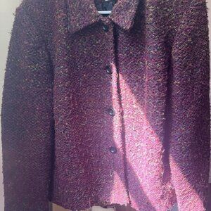 Vintage Sag Harbour Colorful Wool Jacket